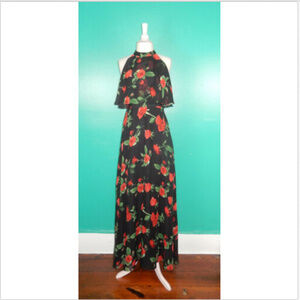 LIZA LUXE MODCLOTH A-LINE ROSE MAXI DRESS